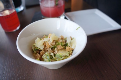 Brussels Sprouts Caesar Salad